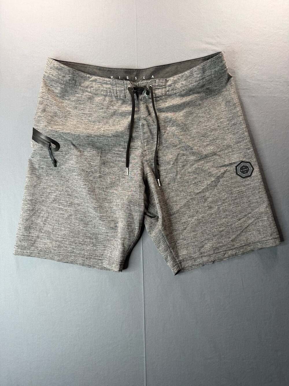 Vissla Gray Heathered Boardshorts Size 36 M107GTDR